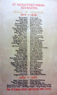 Roll of Honour - Click for a larger image